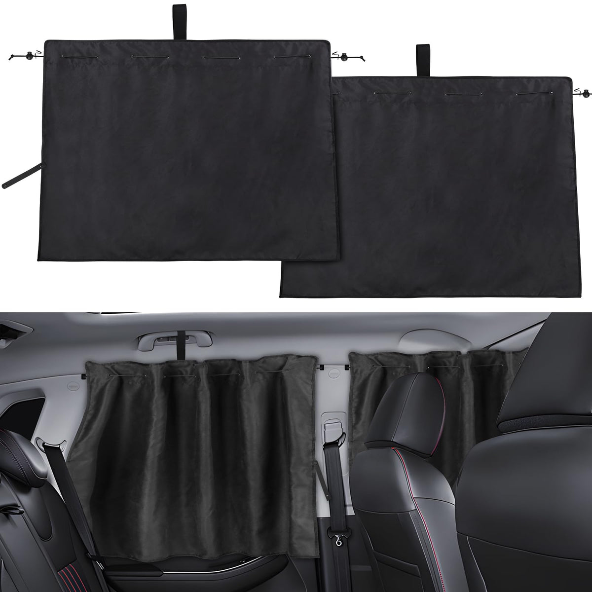 XCBYT Magnetic Car Side Window Shades, Car Sunshade for Baby, 4 Pack