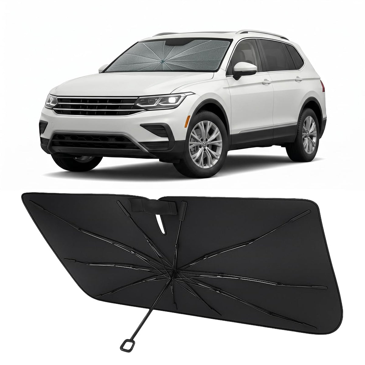 Proadsy Custom Fit Windshield Sun Shade Umbrella for 2023-2026 Honda Accord