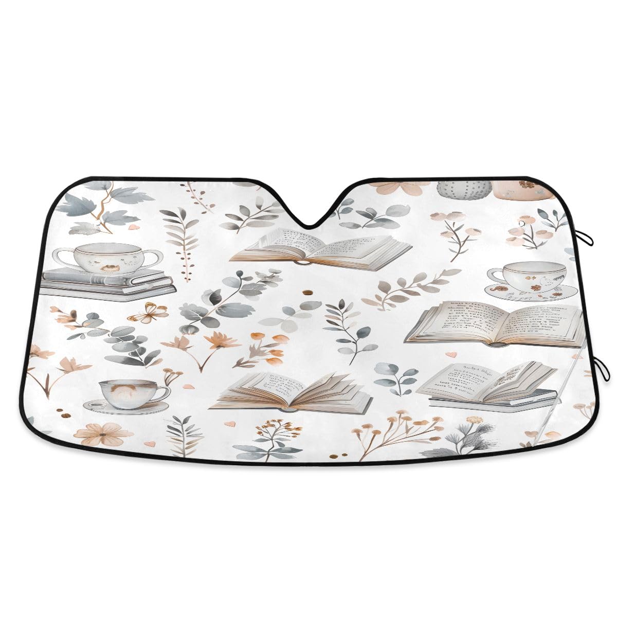Car Windshield Sunshade Irises Vincent Van Gogh Pattern, Blocks Sun Visor Protector Foldable Sun Shield Keep Your Vehicle Cool, Fits Windshields of Most Sizes