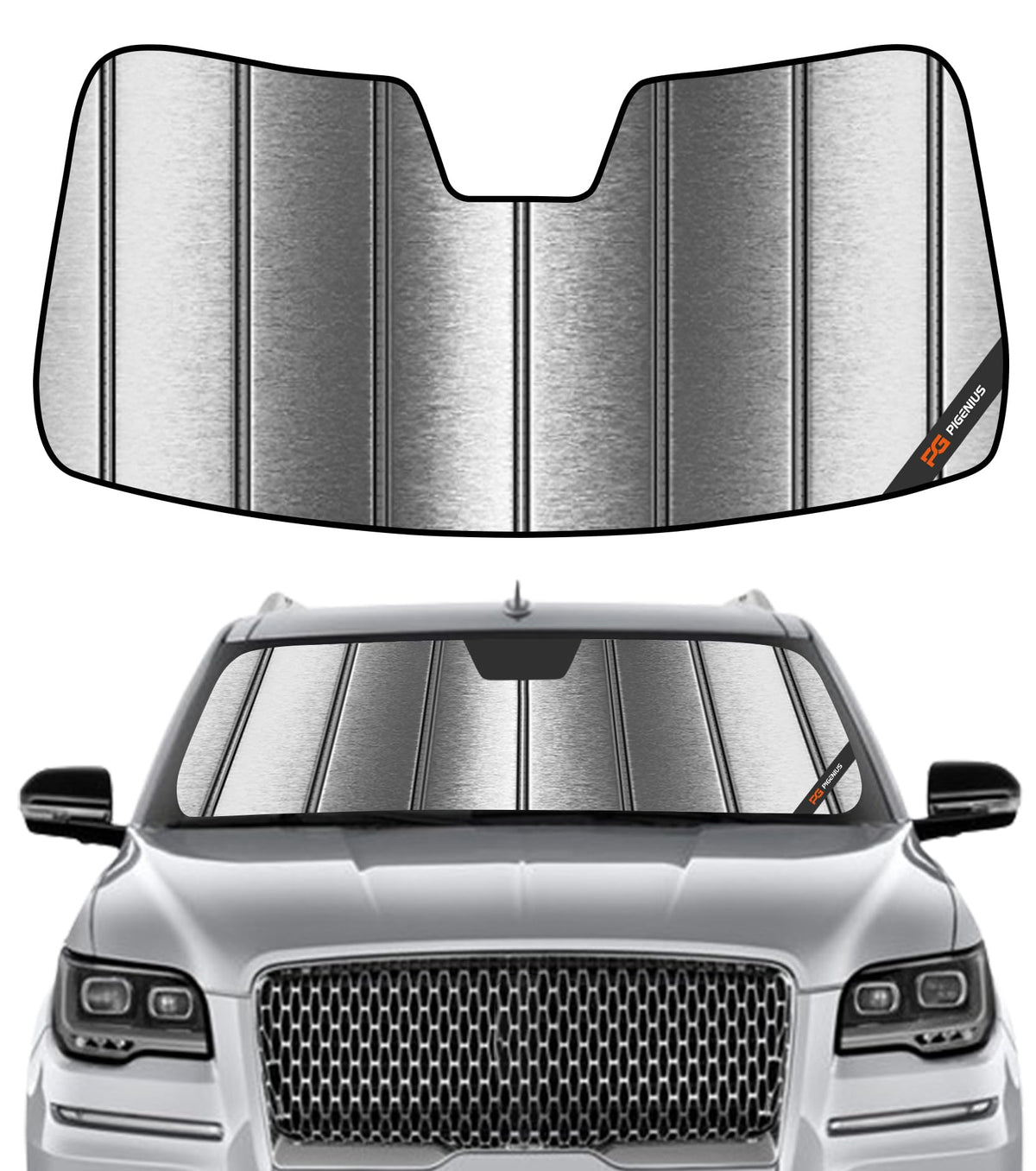 Pigenius Windshield Sun Shade for Ford Expedition 2007-2017, for Lincoln Navigator 2007-2017 - AstraGuard