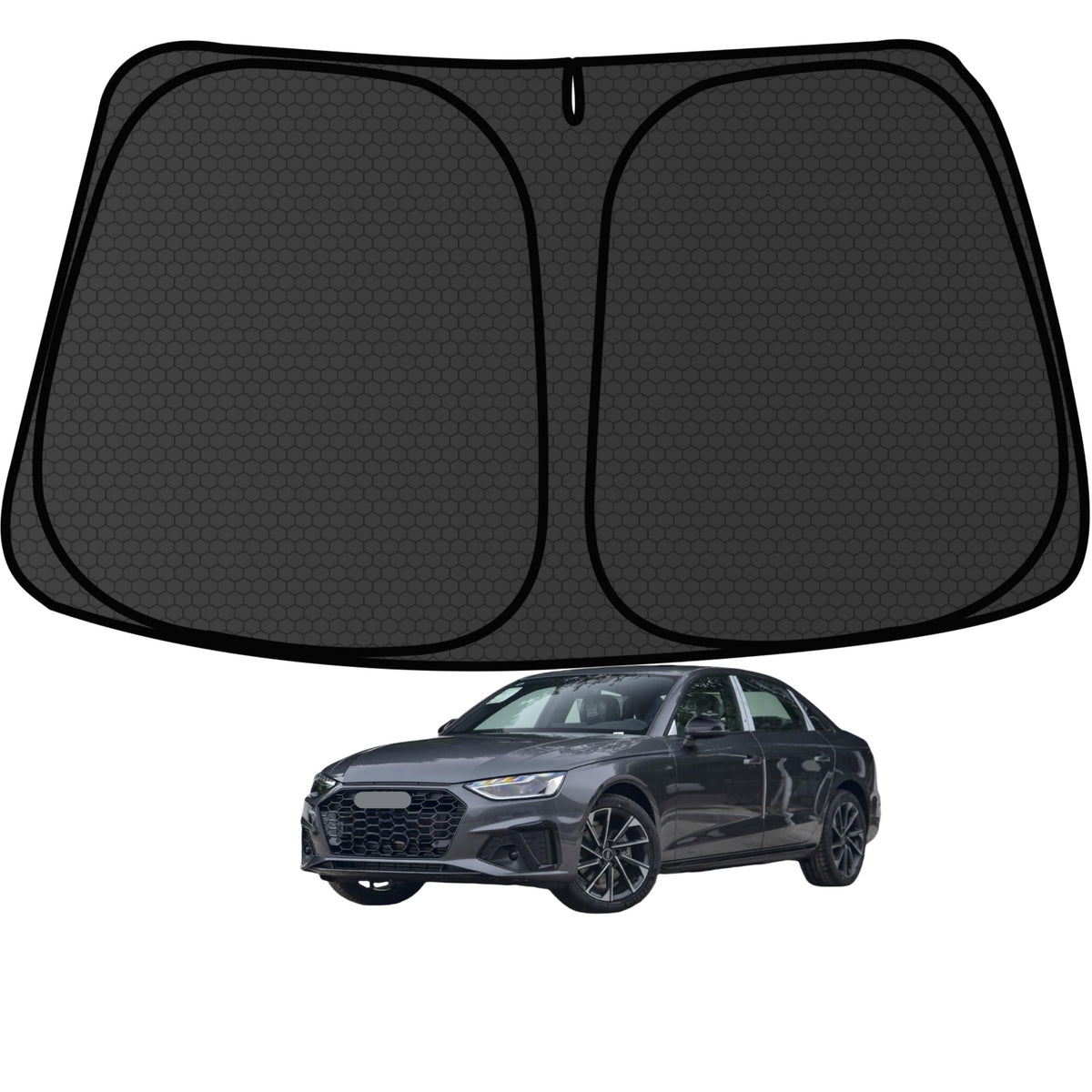 Murano Windshield Sun Shade for Murano 2015-2024 Blocks UV Rays Accessories,1:1 Custom Foldable Thickened Wear-Resistant Front Window Sunshade Visor,Keeps Your Car Cooler