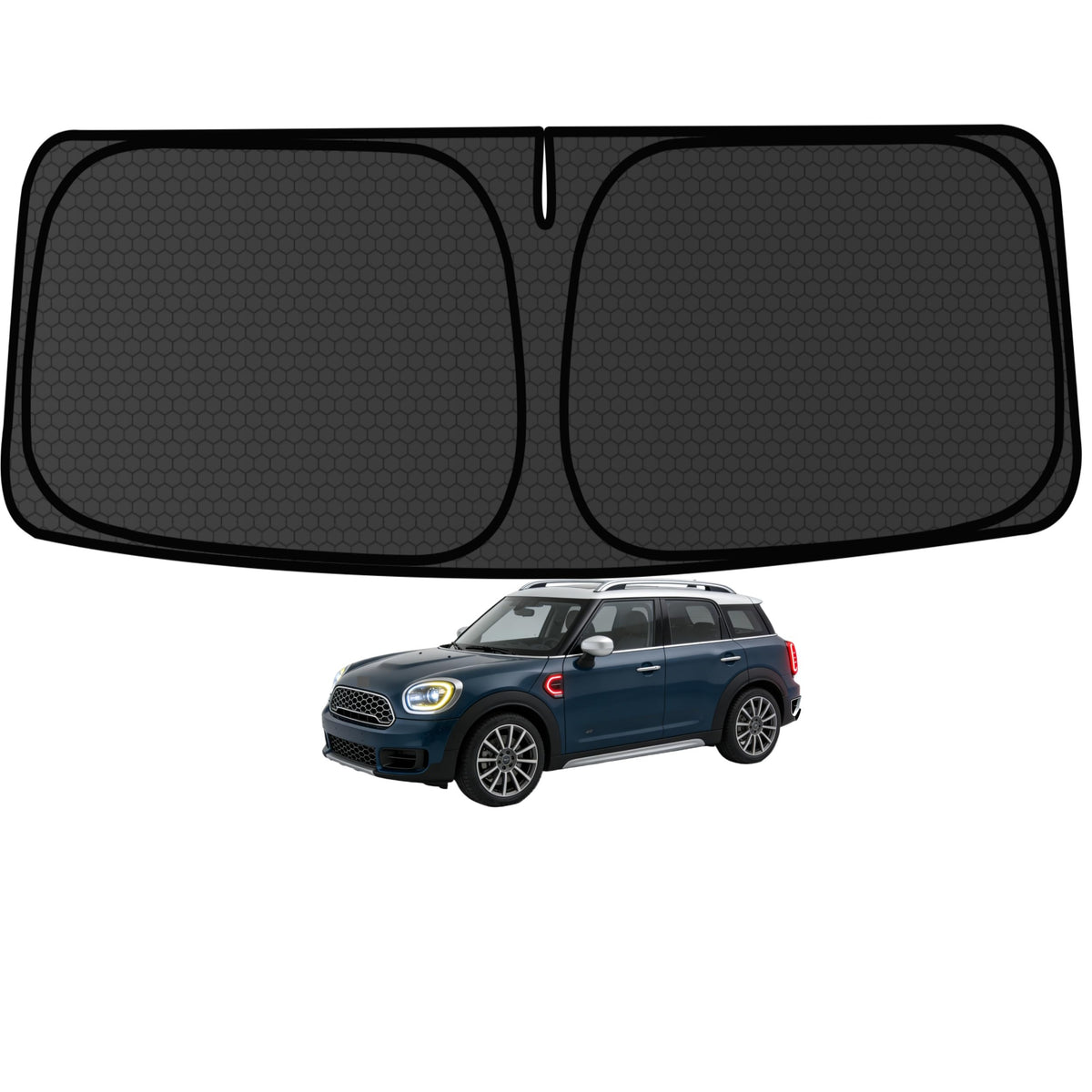 Murano Windshield Sun Shade for Murano 2015-2024 Blocks UV Rays Accessories,1:1 Custom Foldable Thickened Wear-Resistant Front Window Sunshade Visor,Keeps Your Car Cooler