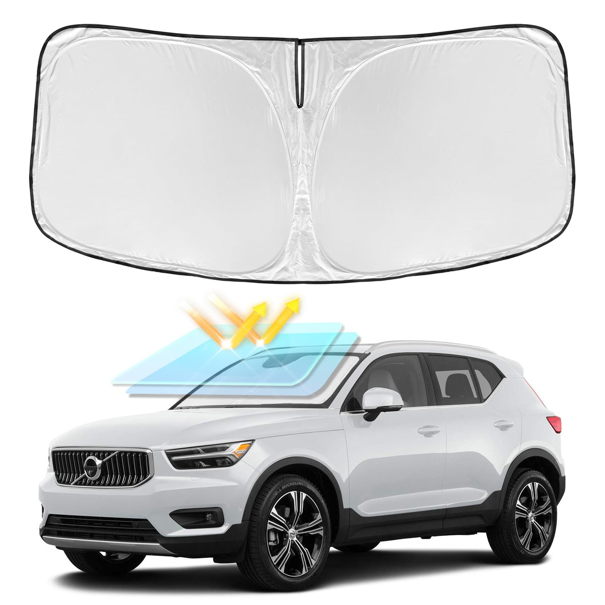 for Toyota Tacoma 2016-2024 2025 2026 Sun Shade Sunshade Windshield Cover