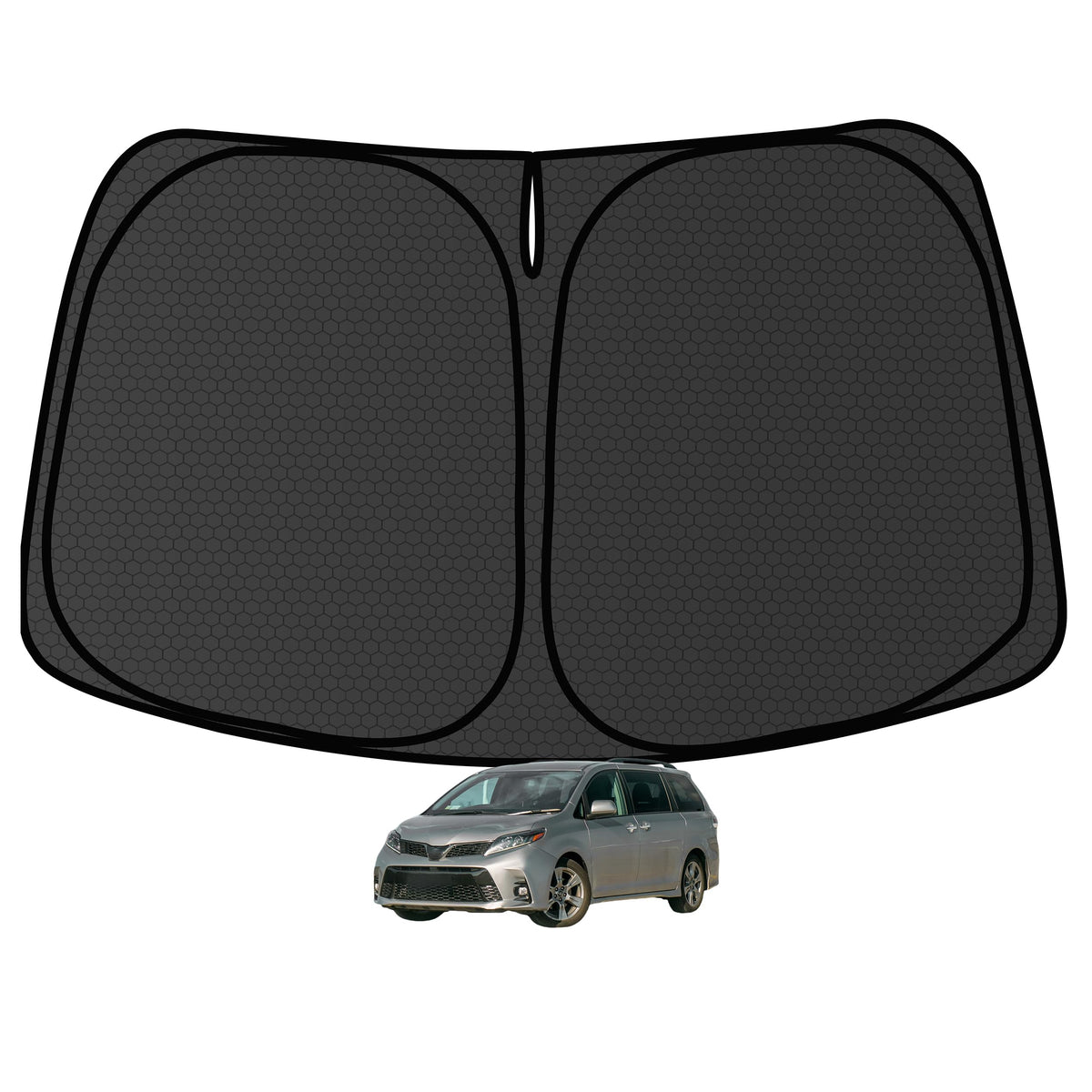 Murano Windshield Sun Shade for Murano 2015-2024 Blocks UV Rays Accessories,1:1 Custom Foldable Thickened Wear-Resistant Front Window Sunshade Visor,Keeps Your Car Cooler