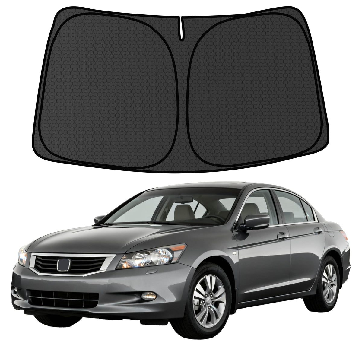 Murano Windshield Sun Shade for Murano 2015-2024 Blocks UV Rays Accessories,1:1 Custom Foldable Thickened Wear-Resistant Front Window Sunshade Visor,Keeps Your Car Cooler