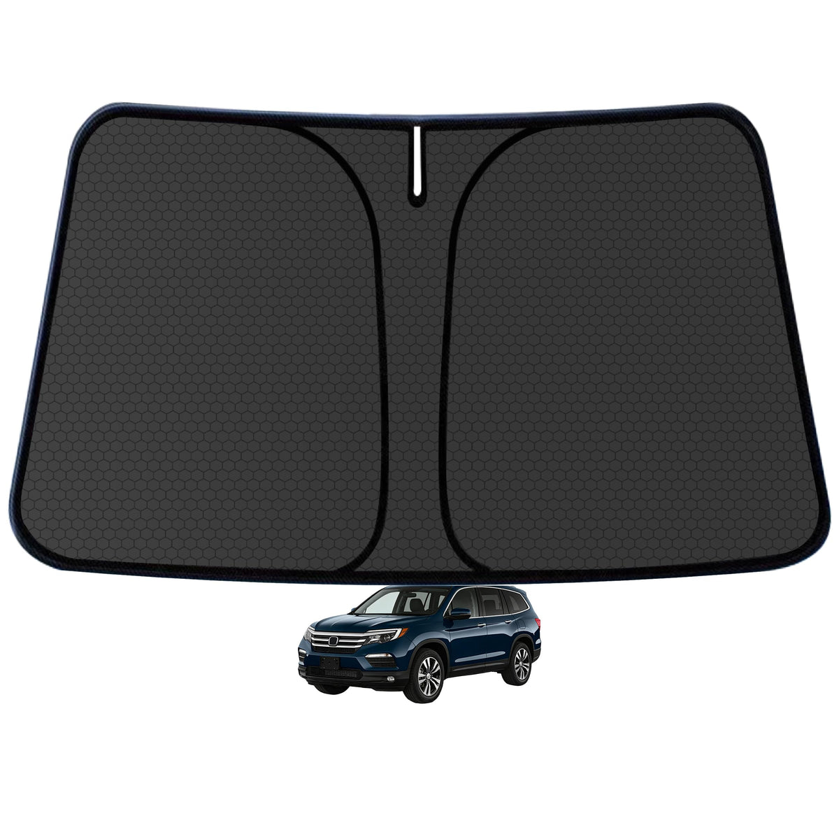 Murano Windshield Sun Shade for Murano 2015-2024 Blocks UV Rays Accessories,1:1 Custom Foldable Thickened Wear-Resistant Front Window Sunshade Visor,Keeps Your Car Cooler