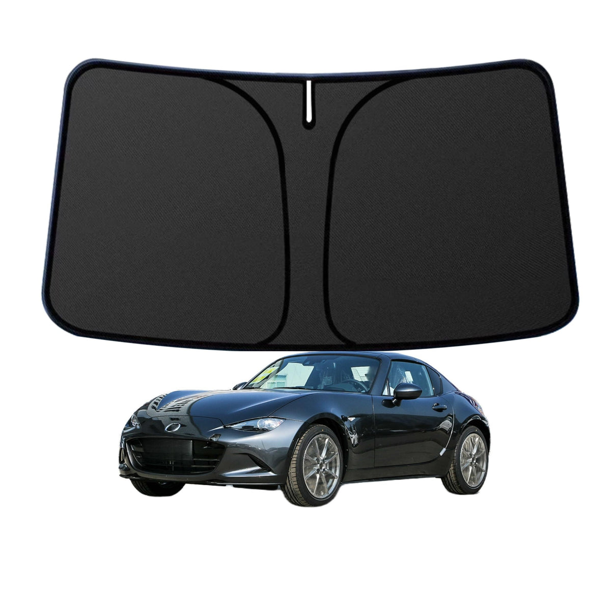 Murano Windshield Sun Shade for Murano 2015-2024 Blocks UV Rays Accessories,1:1 Custom Foldable Thickened Wear-Resistant Front Window Sunshade Visor,Keeps Your Car Cooler