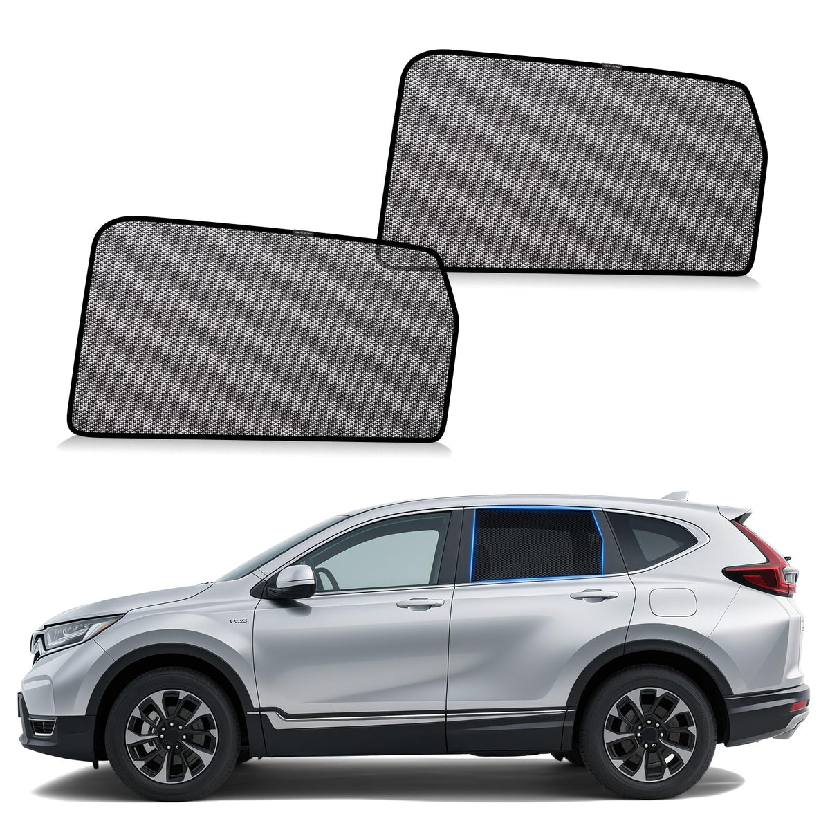 ZATOOTO Car Window Shades Toyota RAV4 2019-2024 for Rear Window, 2 Pack