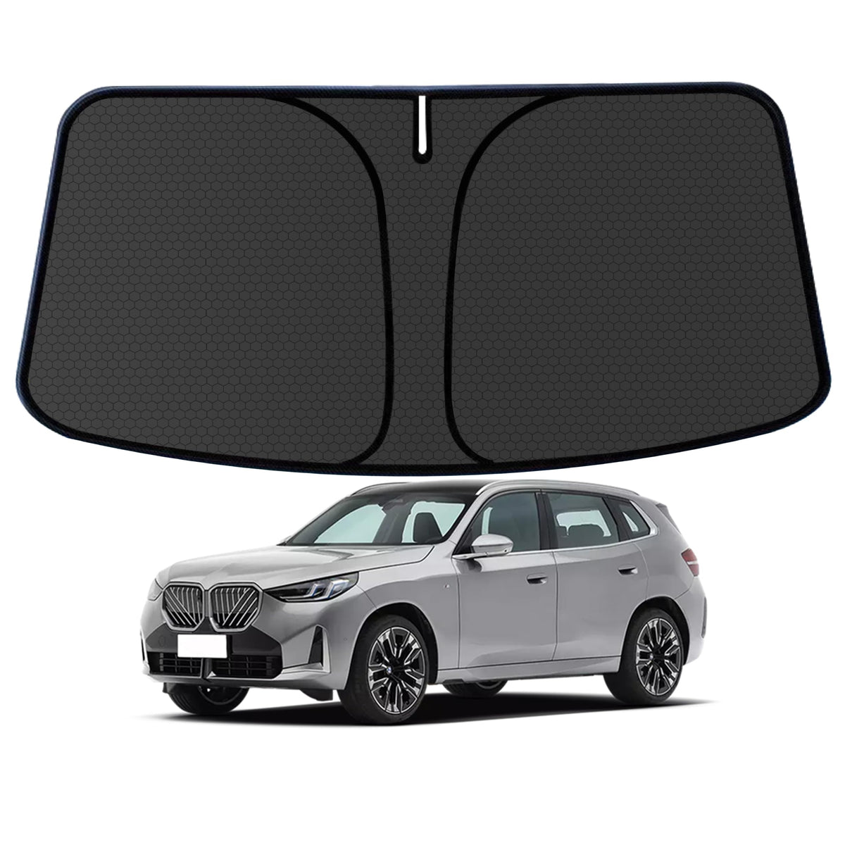 Murano Windshield Sun Shade for Murano 2015-2024 Blocks UV Rays Accessories,1:1 Custom Foldable Thickened Wear-Resistant Front Window Sunshade Visor,Keeps Your Car Cooler