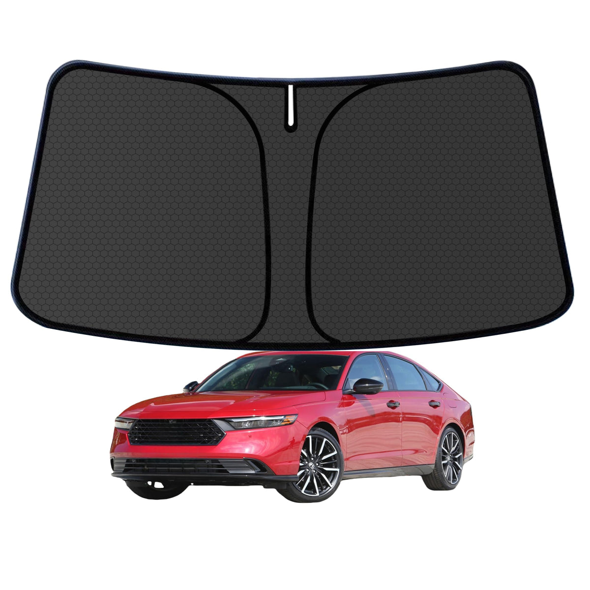 Murano Windshield Sun Shade for Murano 2015-2024 Blocks UV Rays Accessories,1:1 Custom Foldable Thickened Wear-Resistant Front Window Sunshade Visor,Keeps Your Car Cooler