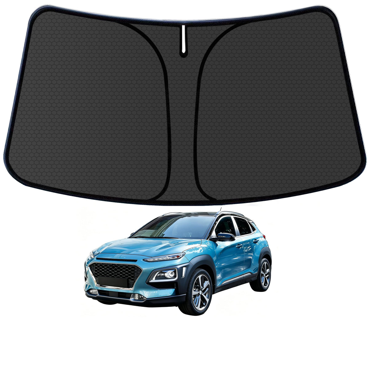 Murano Windshield Sun Shade for Murano 2015-2024 Blocks UV Rays Accessories,1:1 Custom Foldable Thickened Wear-Resistant Front Window Sunshade Visor,Keeps Your Car Cooler