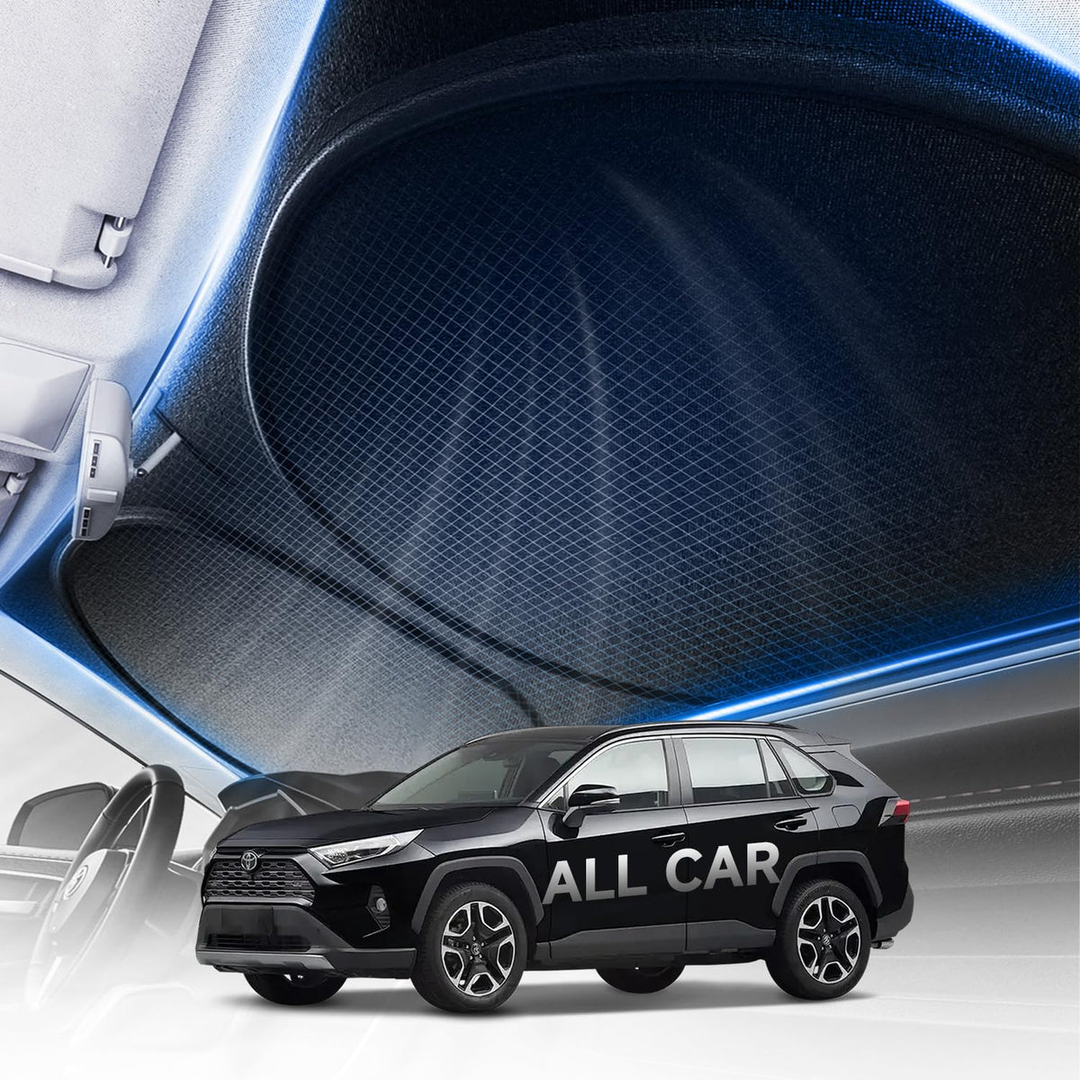 Save 40% Today on Foldable Car Windshield Sunshades