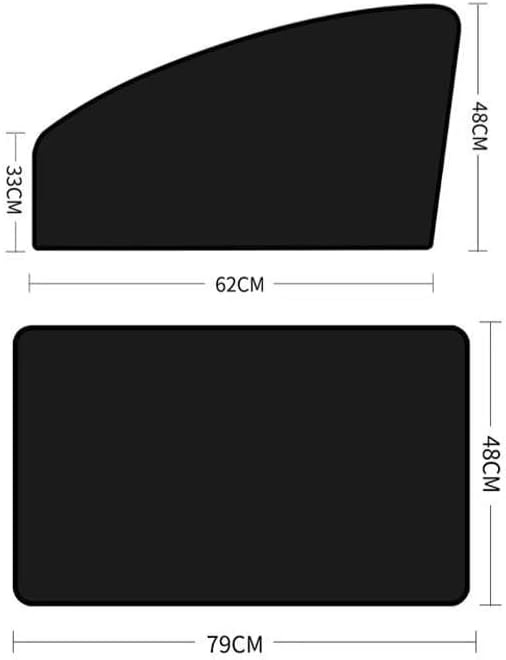 4 Pcs Magnetic Car Window Sunshades for Infiniti QX80 Z62 SUV 2017-2024, Blackout Cloth Privacy Screen Block UV Ray Heat Strong Magnet Auto Blinds