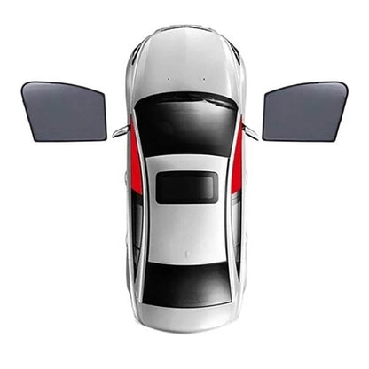 REVXON Magnetic Car Shades for Side Windows for Honda CR-V 2012-2016, Custom Fit Mesh Car Window Cover Privacy Curtain Heat Reduction Breathable Allows Window Open,Four Windows