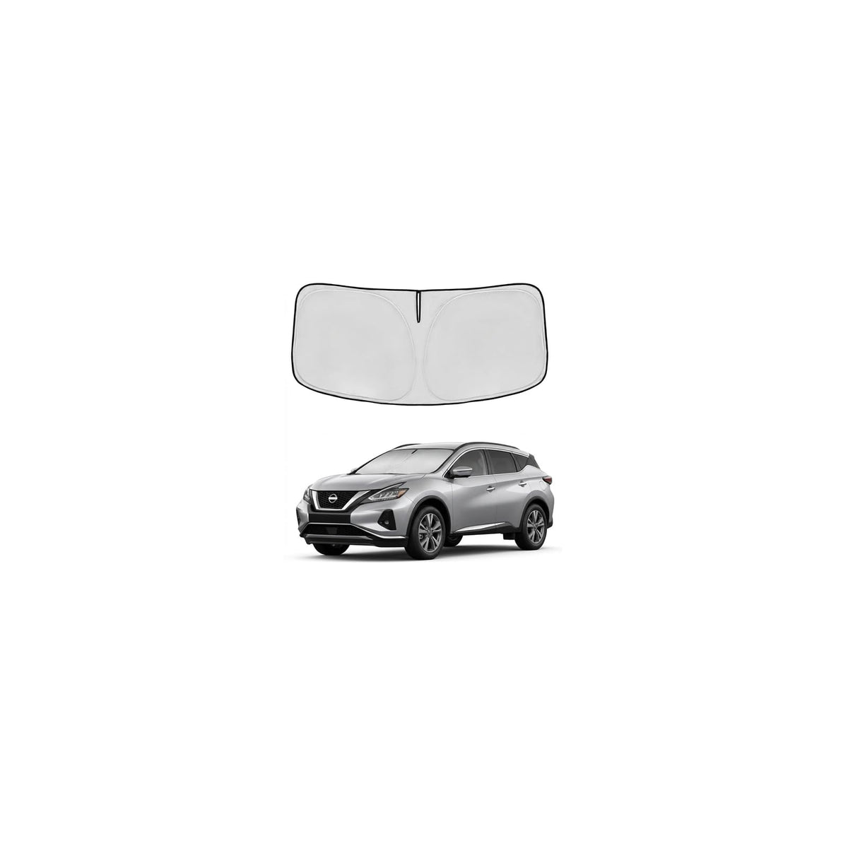 for Honda Accord 2018-2022 Windshield Sun Shade Front Window Shade Custom Fit Accord Accessories Sun Visor Foldable Shade Blocks UV Rays Summer Must Have Car Accessories