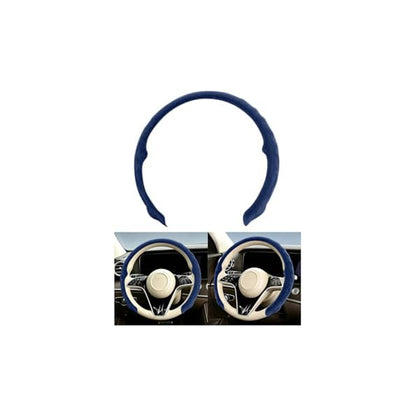 Mandark 15 Inch Car Steering Wheel Cover, Non-Slip, Black