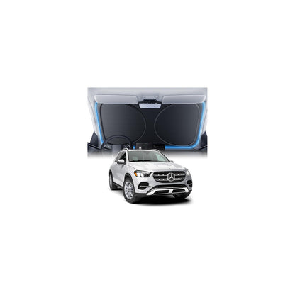Windshield Sun Shade for Honda CR-V 2000-2026, 100% UV Block & Heat Insulation, Custom Fit Sunshade, Foldable Car Sunshade with Storage Bag, Summer Car Accessory
