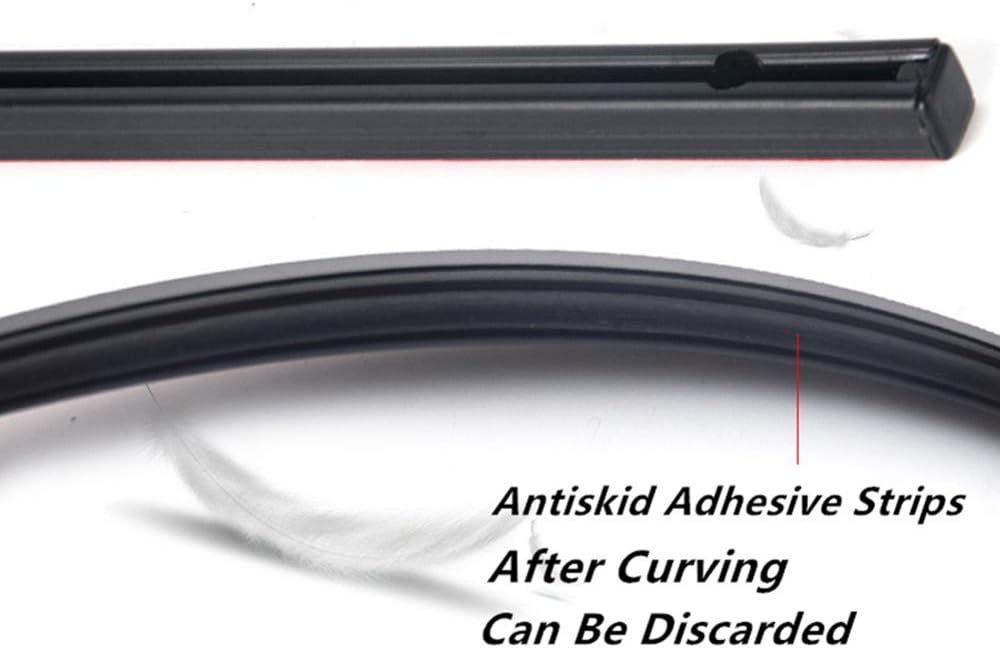 BININBOX 2X 70/50cm Auto Rear Valance UV Sunshade Drape Visor Car Side Window Curtain (Black, 50S(19.68''X15.35''))