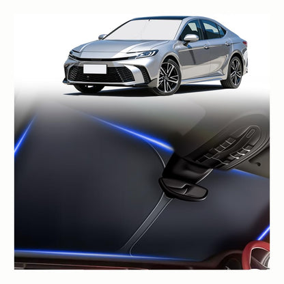 Car Windshield Sun Shade Compatible with Toyota RAV4 2019-2025,Oxford Cloth Sun Shade for Car Windshield with Foldable Design,Windshields Cover Suns Shades for Blocking Heat with Storage Bag