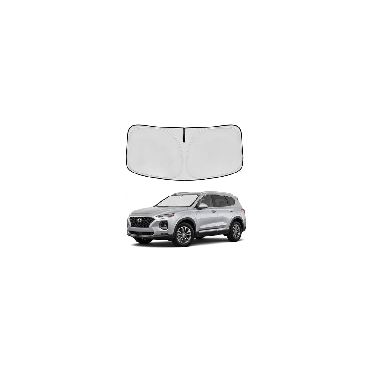 for Honda Accord 2018-2022 Windshield Sun Shade Front Window Shade Custom Fit Accord Accessories Sun Visor Foldable Shade Blocks UV Rays Summer Must Have Car Accessories