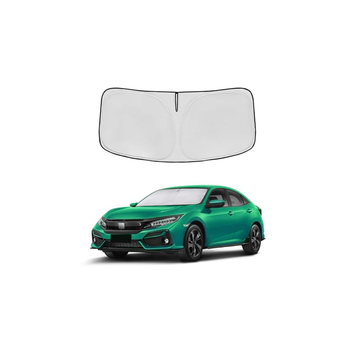 for Honda Accord 2018-2022 Windshield Sun Shade Front Window Shade Custom Fit Accord Accessories Sun Visor Foldable Shade Blocks UV Rays Summer Must Have Car Accessories