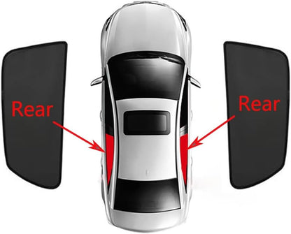 Car Sun Shade Side Window Magnetic Shade for Camry XV50 2012-2017 Rear 2pcs
