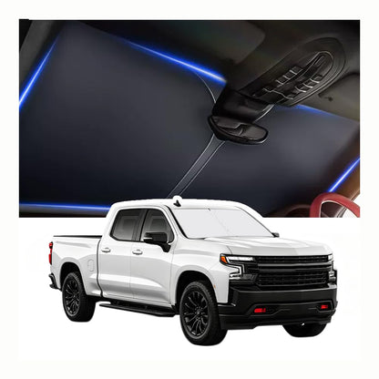 Car Windshield Sun Shade Compatible with Toyota RAV4 2019-2025,Oxford Cloth Sun Shade for Car Windshield with Foldable Design,Windshields Cover Suns Shades for Blocking Heat with Storage Bag