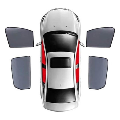 REVXON Magnetic Car Shades for Side Windows for Honda CR-V 2012-2016, Custom Fit Mesh Car Window Cover Privacy Curtain Heat Reduction Breathable Allows Window Open,Four Windows