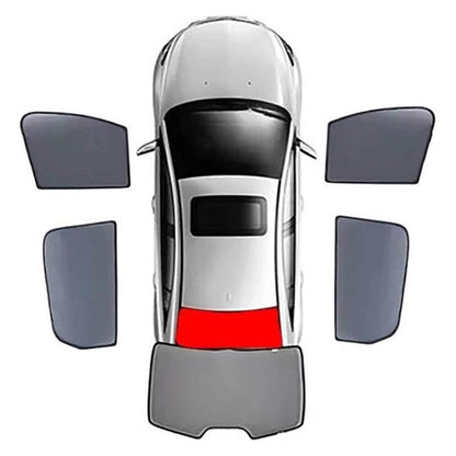 REVXON Magnetic Car Shades for Side Windows for Honda CR-V 2012-2016, Custom Fit Mesh Car Window Cover Privacy Curtain Heat Reduction Breathable Allows Window Open,Four Windows