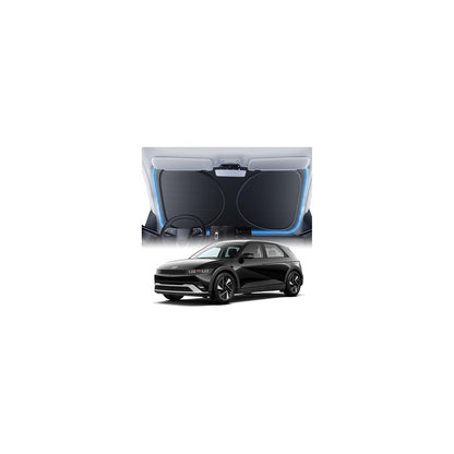 Windshield Sun Shade for Honda CR-V 2000-2026, 100% UV Block & Heat Insulation, Custom Fit Sunshade, Foldable Car Sunshade with Storage Bag, Summer Car Accessory