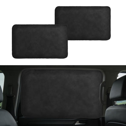 XCBYT Magnetic Car Side Window Shades, 100% Blackout Privacy Soft Suede