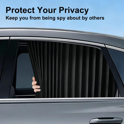 Magnetic Car Side Window Sun Shades for Breastfeeding, Taking a nap, Camping (Back Seat 4pcs)