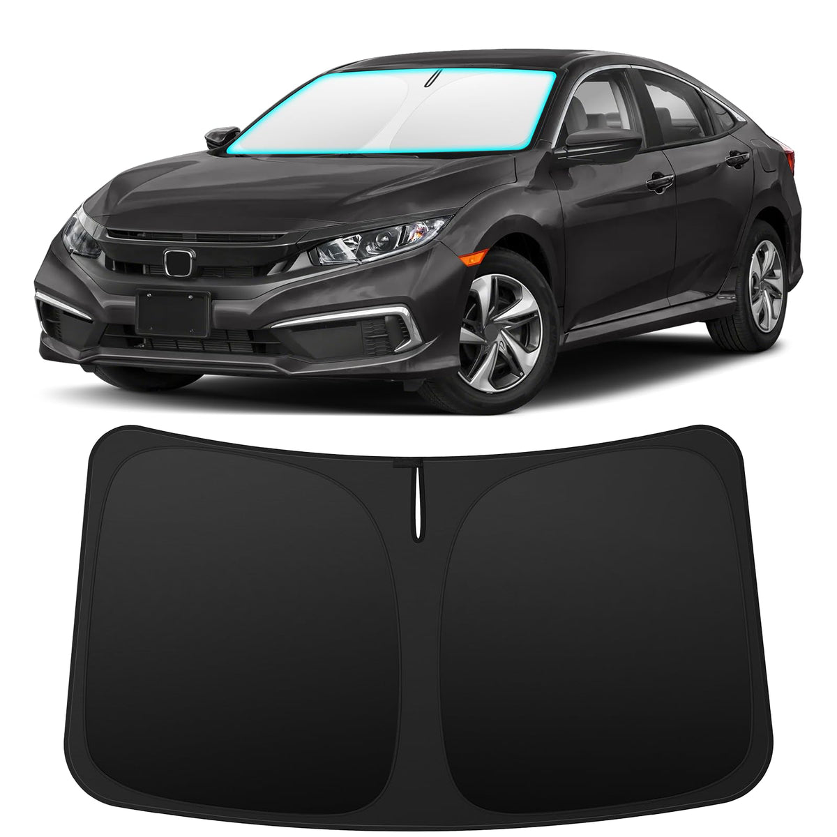 INSAUTO Custom Fit Windshield Sun Shade for Honda Accord 2013-2017