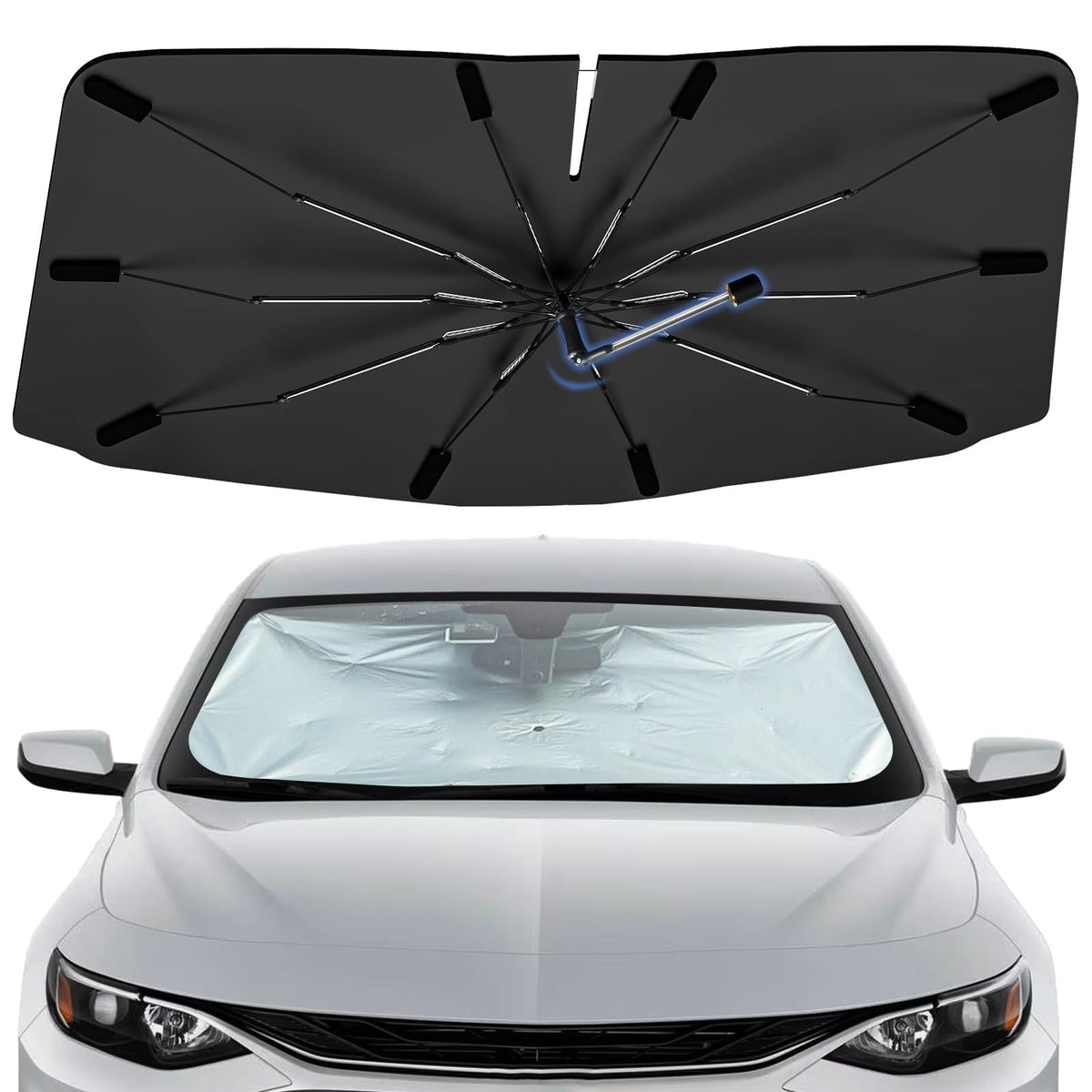 Windshield Sun Shade Umbrella for Dodge Durango 2011-2026 Front Window