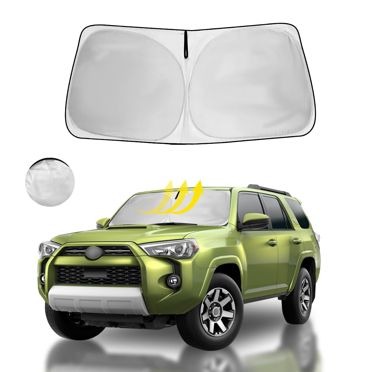 Windshield Sun Shade Car Sunshade Accessories for 2026-2019 Toyota RAV4