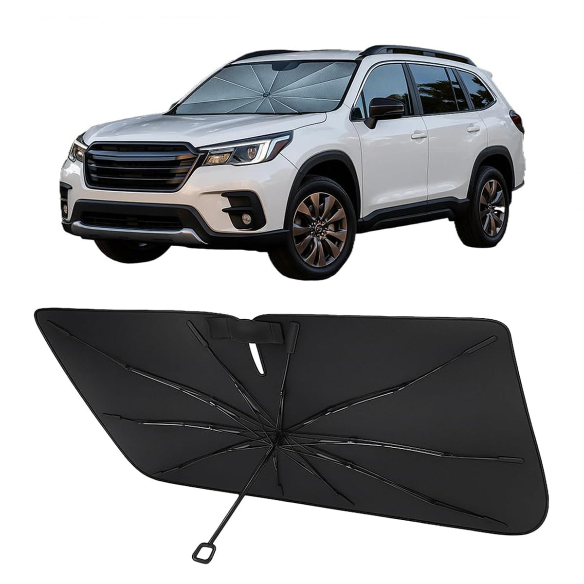 Proadsy Custom Fit Windshield Sun Shade Umbrella for 2023-2026 Honda Accord