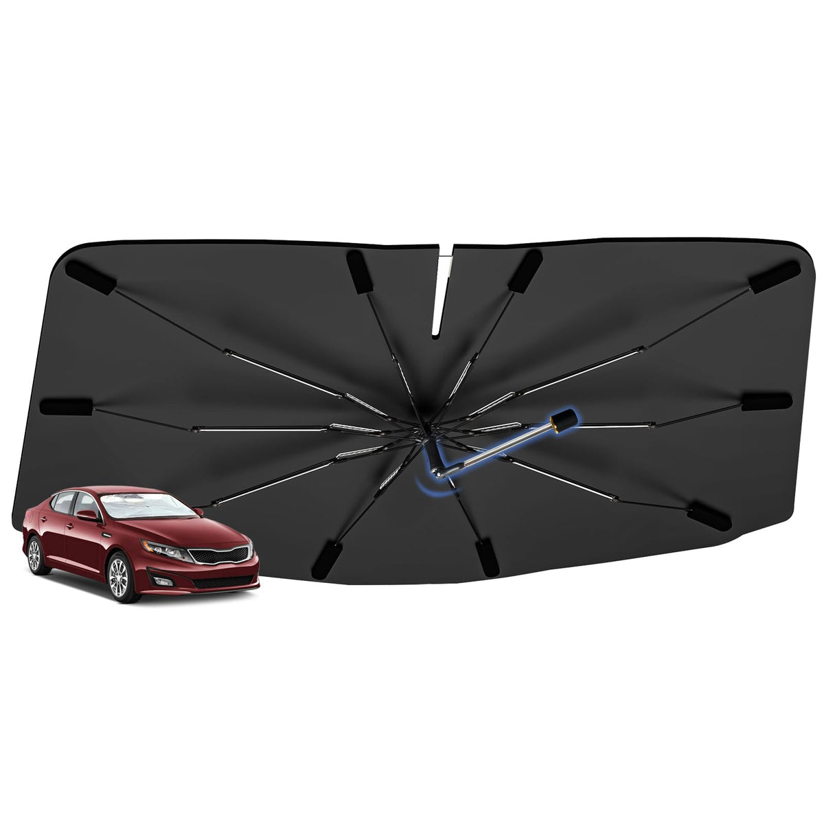 Windshield Sun Shade Umbrella for Dodge Durango 2011-2026 Front Window