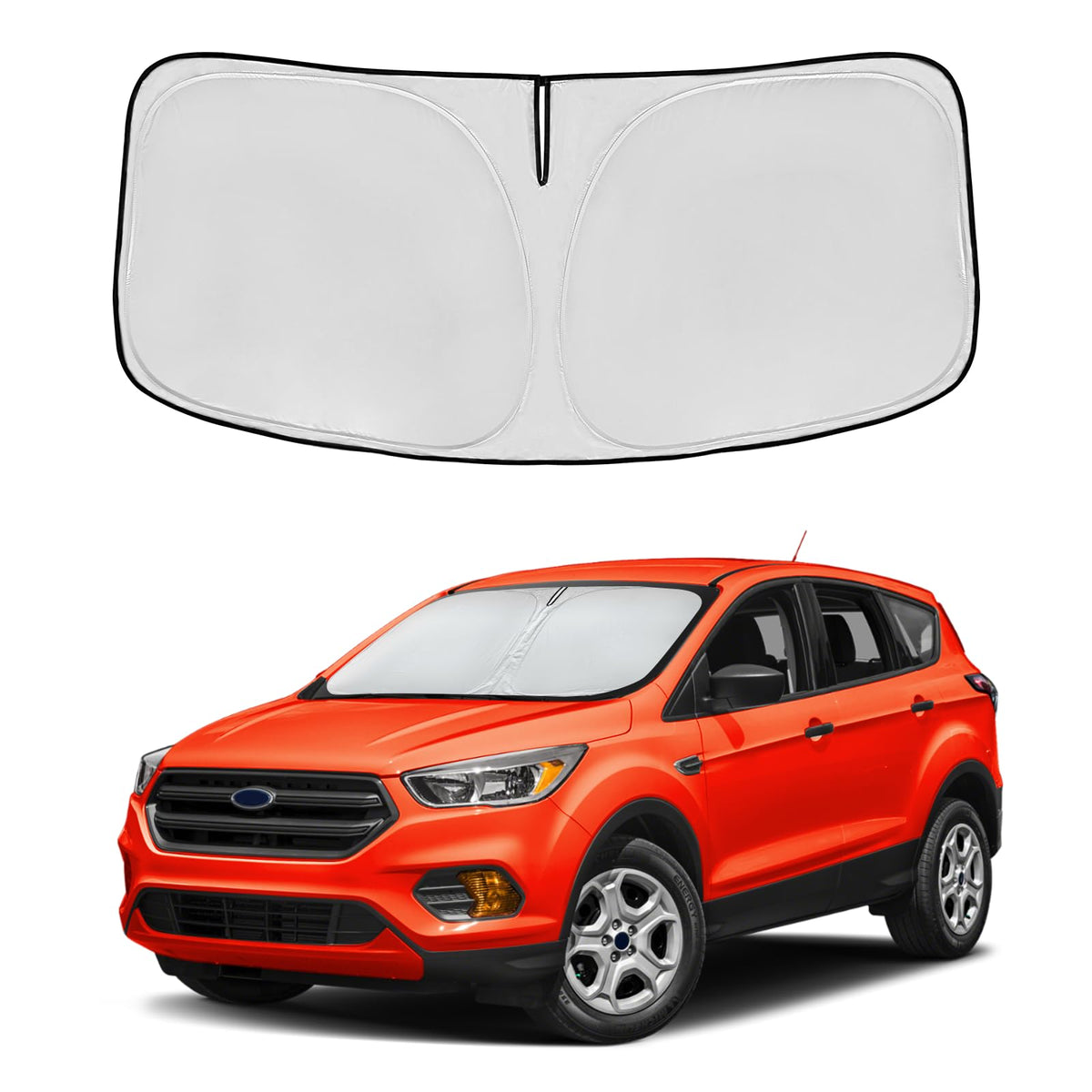 for Honda Accord 2018-2022 Windshield Sun Shade Front Window Shade Custom Fit Accord Accessories Sun Visor Foldable Shade Blocks UV Rays Summer Must Have Car Accessories