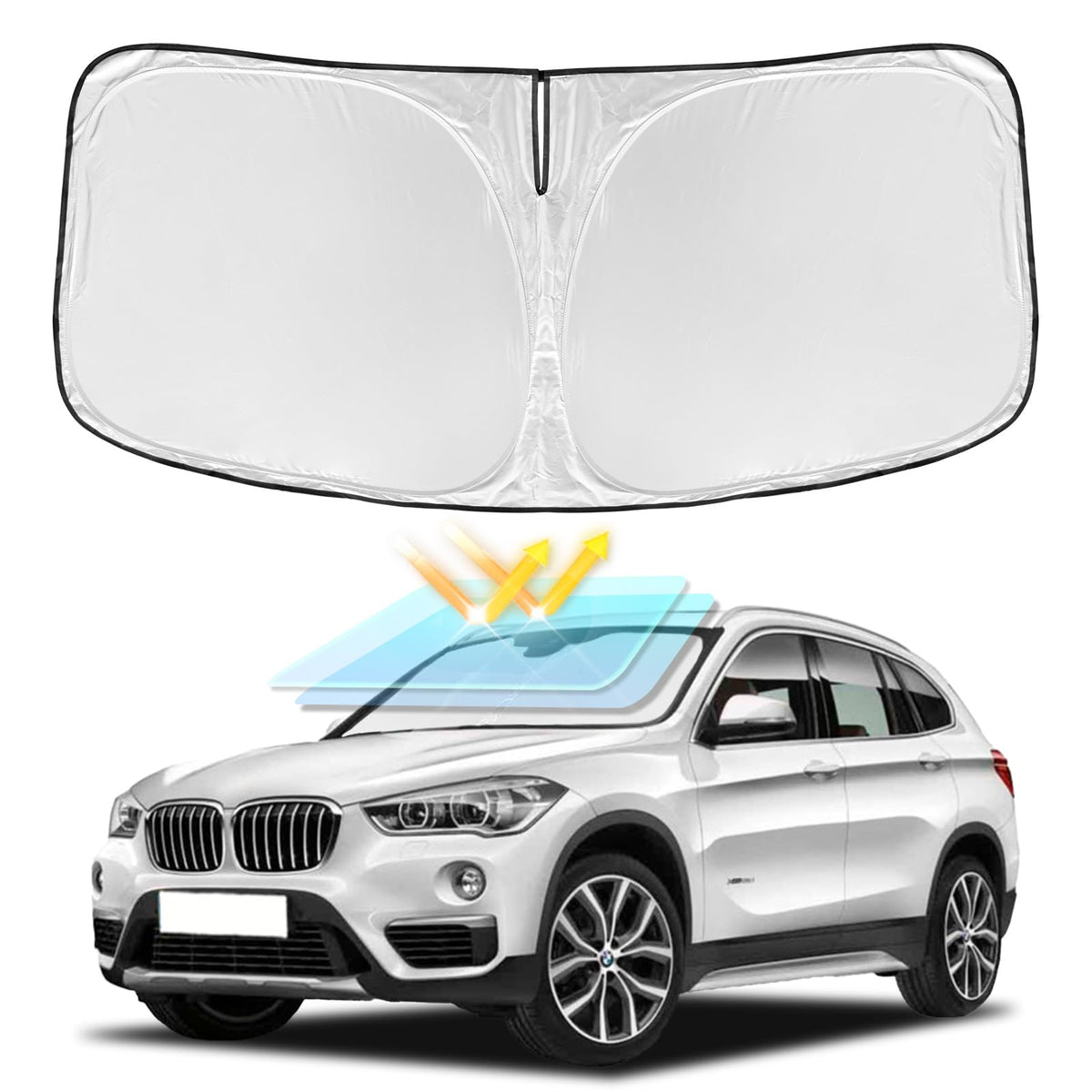 for Toyota Tacoma 2016-2024 2025 2026 Sun Shade Sunshade Windshield Cover