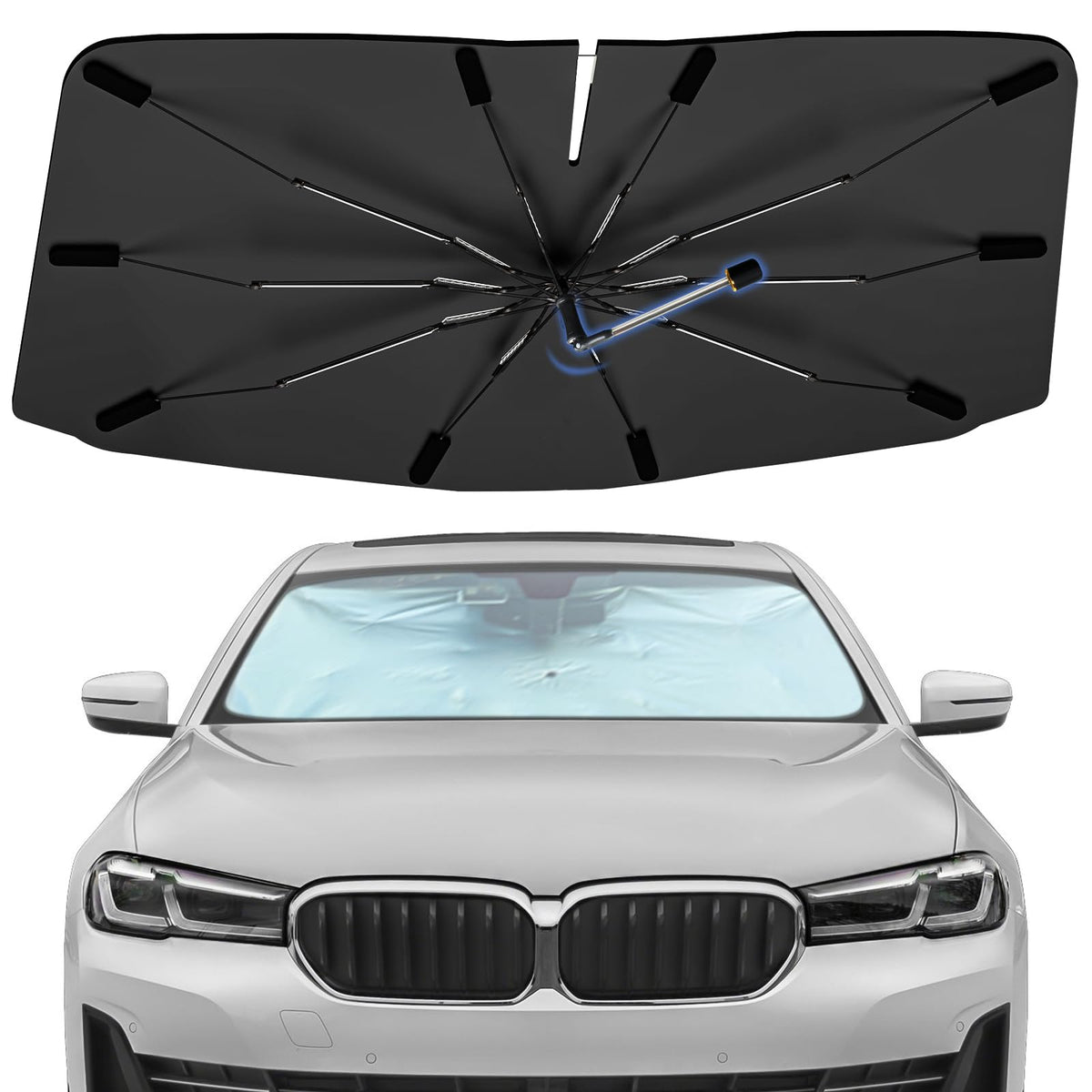 Windshield Sun Shade Umbrella for Dodge Durango 2011-2026 Front Window