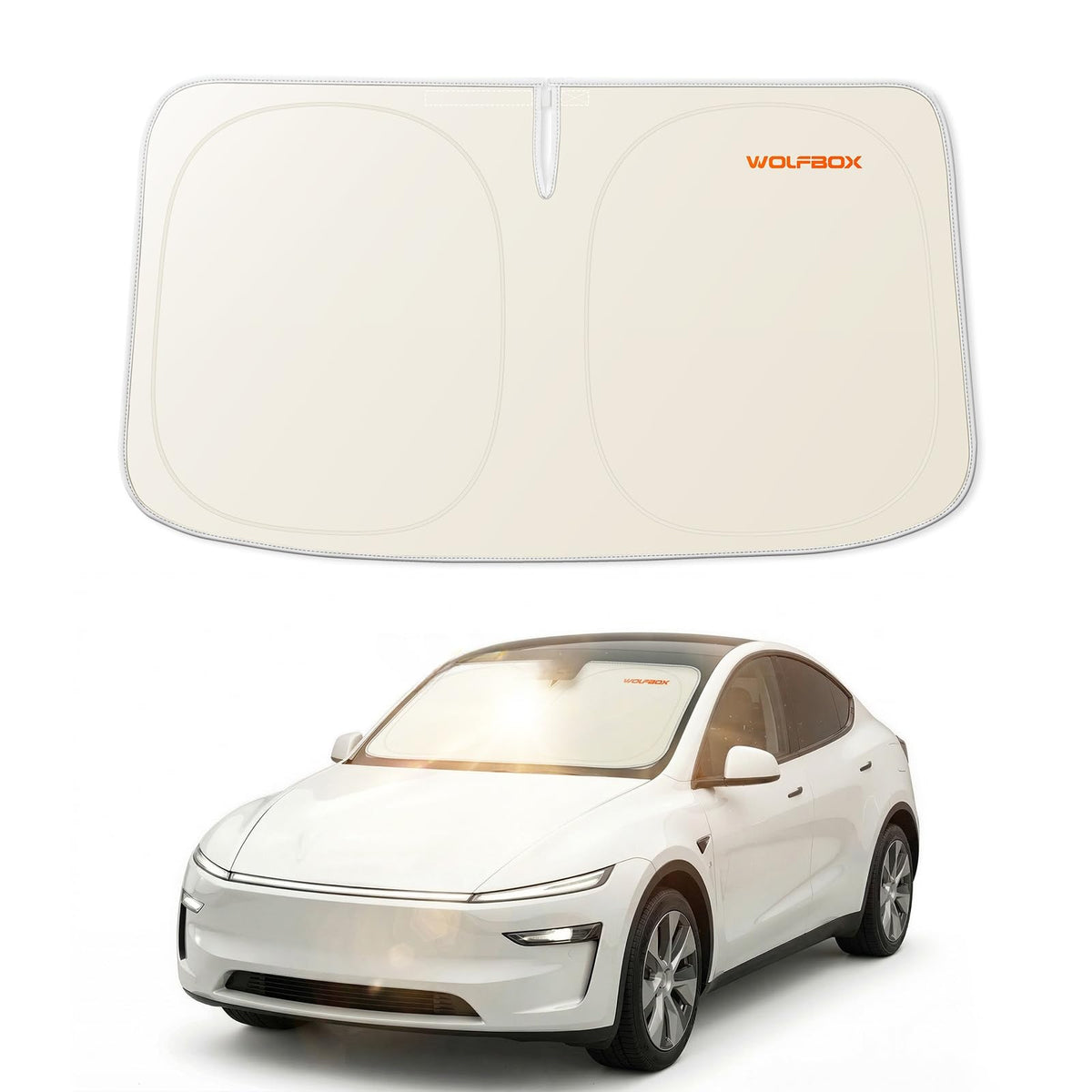 WOLFBOX Car Windshield Sun Shade Toyota RAV4 Camry Tundra Corolla 64''*34''
