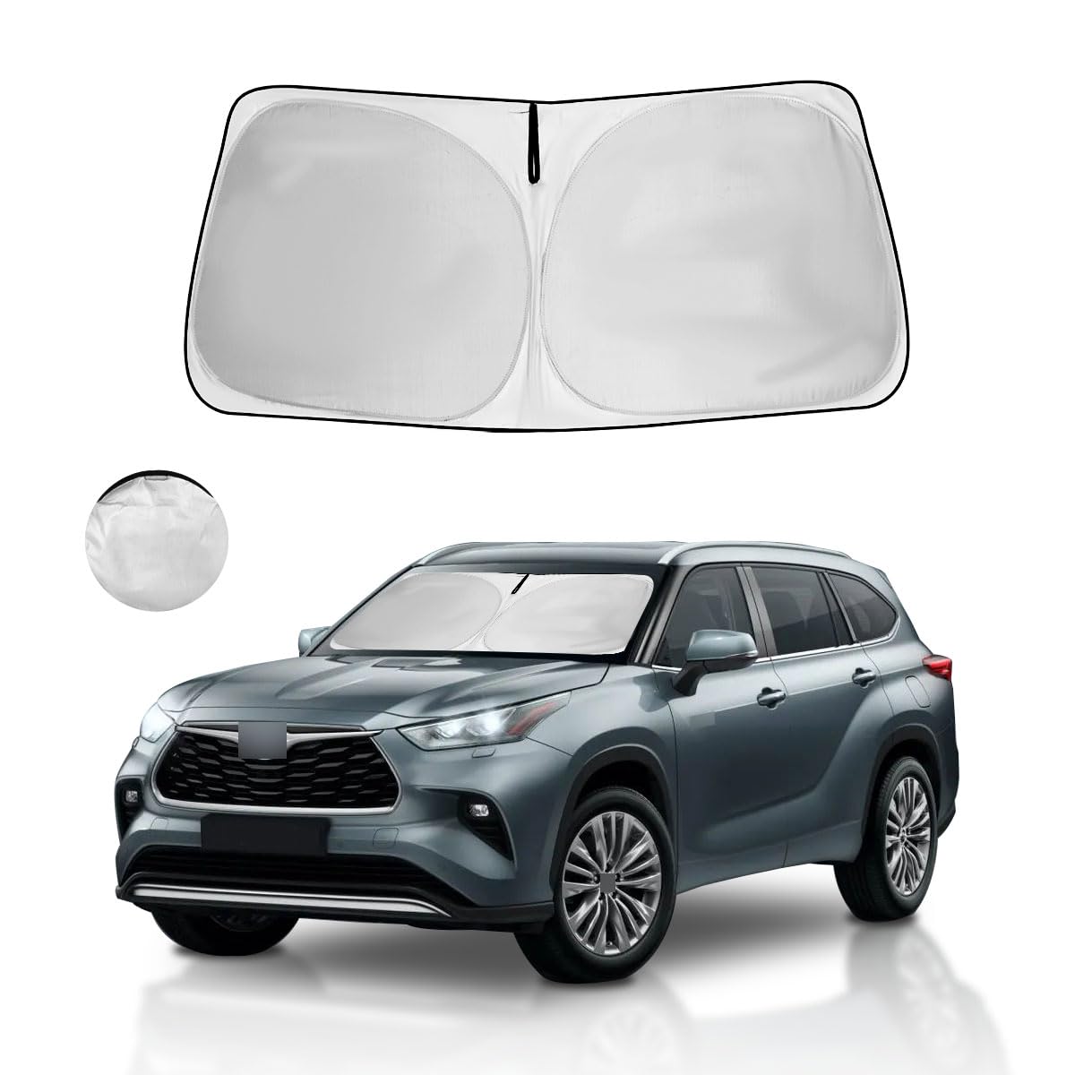 Windshield Sun Shade Car Sunshade Accessories for 2026-2019 Toyota RAV4