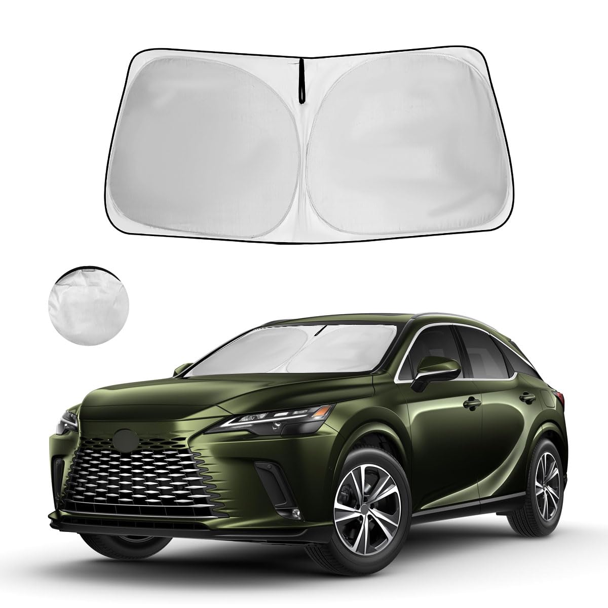 Windshield Sun Shade Car Sunshade Accessories for 2026-2019 Toyota RAV4