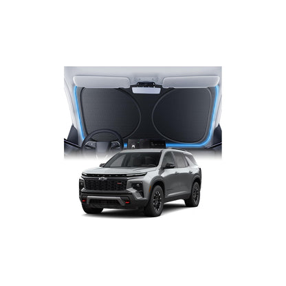 Windshield Sun Shade for Honda CR-V 2000-2026, 100% UV Block & Heat Insulation, Custom Fit Sunshade, Foldable Car Sunshade with Storage Bag, Summer Car Accessory