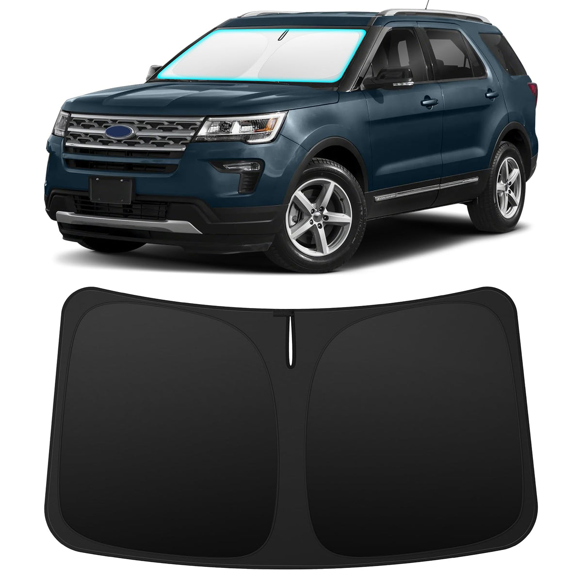 INSAUTO Custom Fit Windshield Sun Shade for Ford Escape 2013-2019