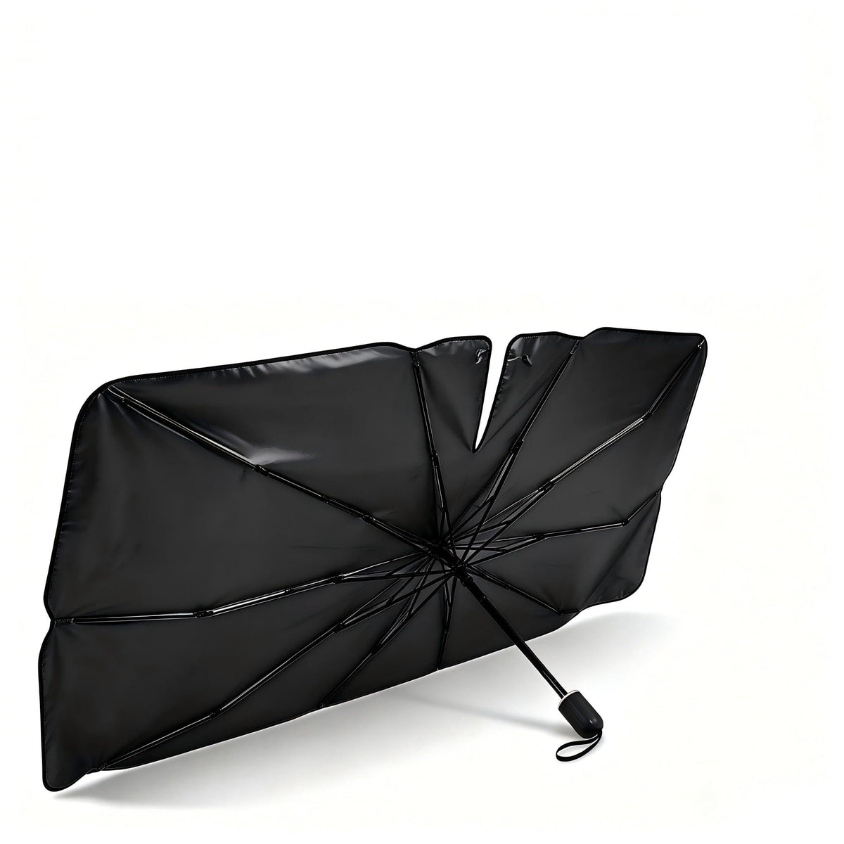 Upgraded Car Windshield Sun Shade Umbrella, Foldable Car Umbrella Sunshade, Sun Protection & Heat Insulation Windshield Sunshades, 90% UV Resistant Front Window Cover, for Most Vehicles (#01)