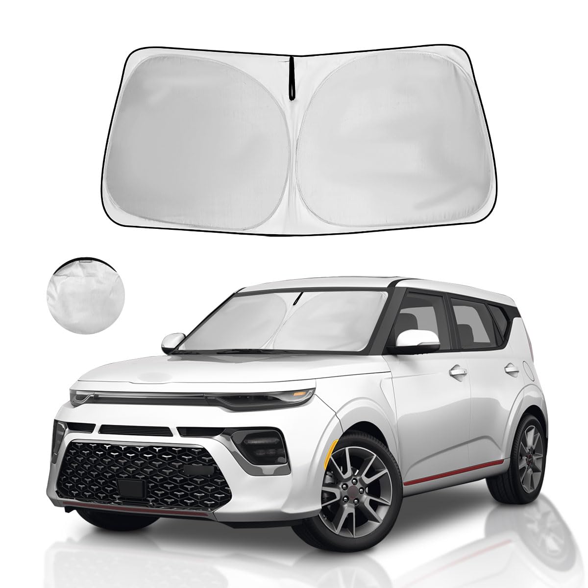 Windshield Sun Shade Car Sunshade Accessories for 2026-2019 Toyota RAV4