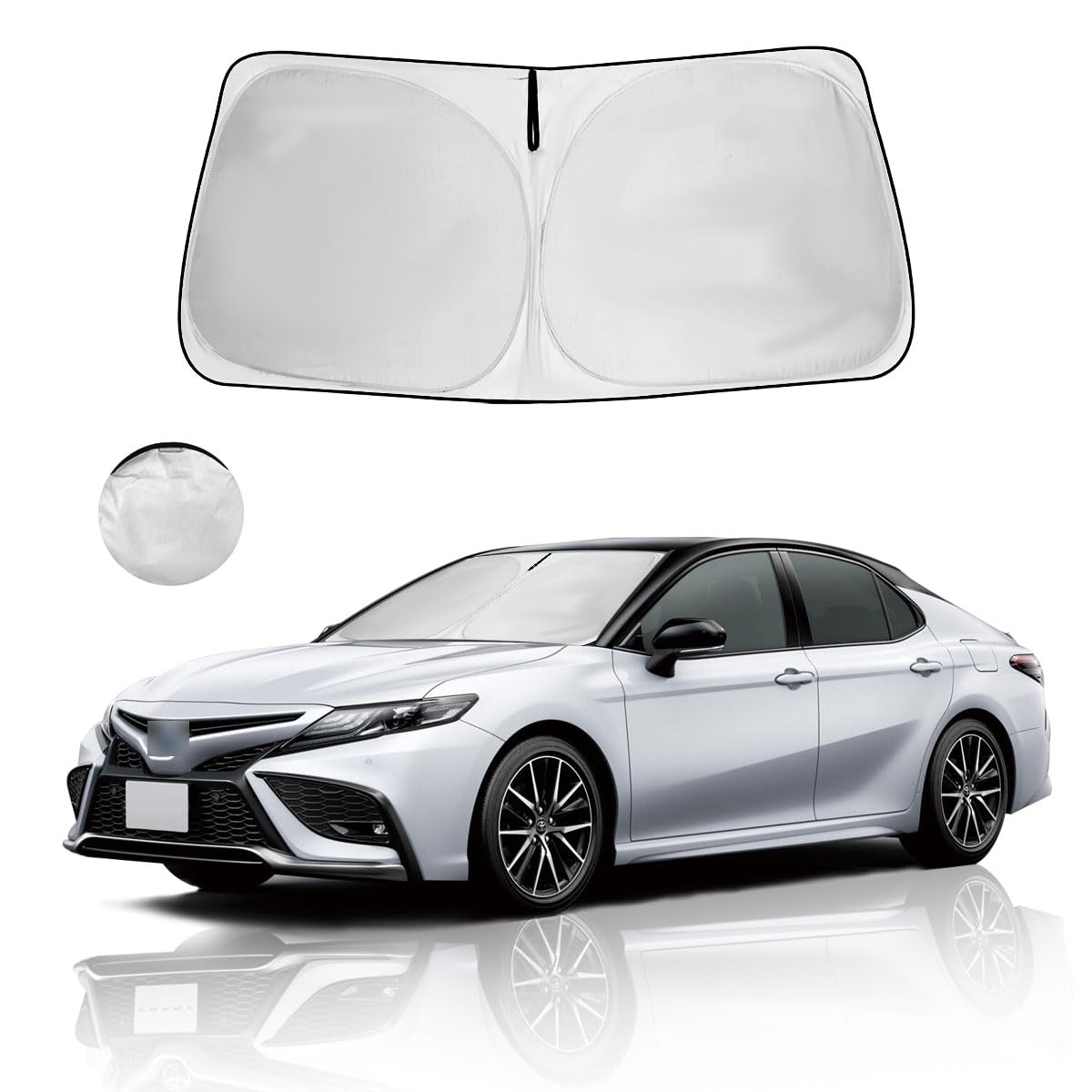 Windshield Sun Shade Car Sunshade Accessories for 2026-2019 Toyota RAV4