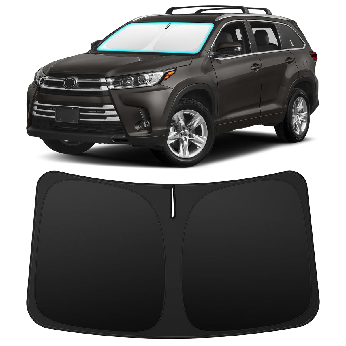 INSAUTO Custom Fit Windshield Sun Shade for Toyota Camry 2018-2024