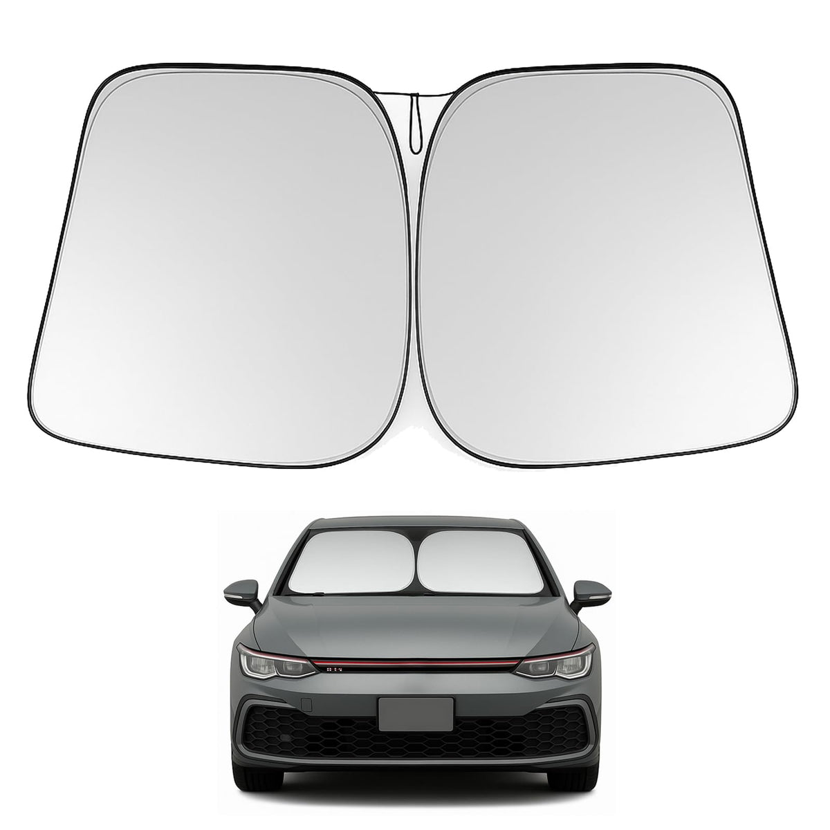 Proadsy Custom Fit Windshield Sun Shade Umbrella for 2023-2026 Honda Accord